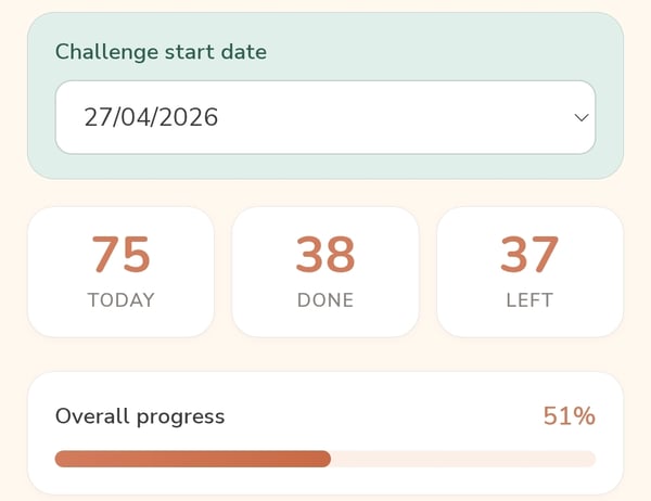 How my 75 Soft Challenge Went
